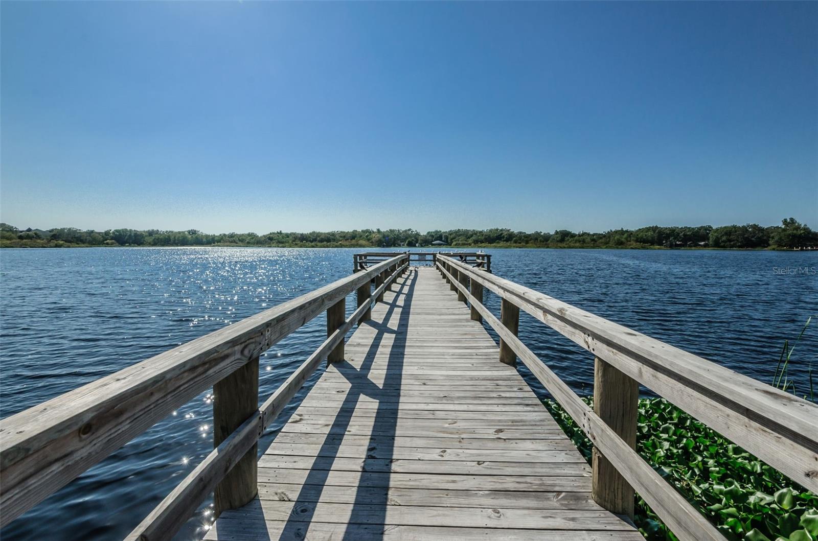 View of Harbor Lake's Dock on the West Side