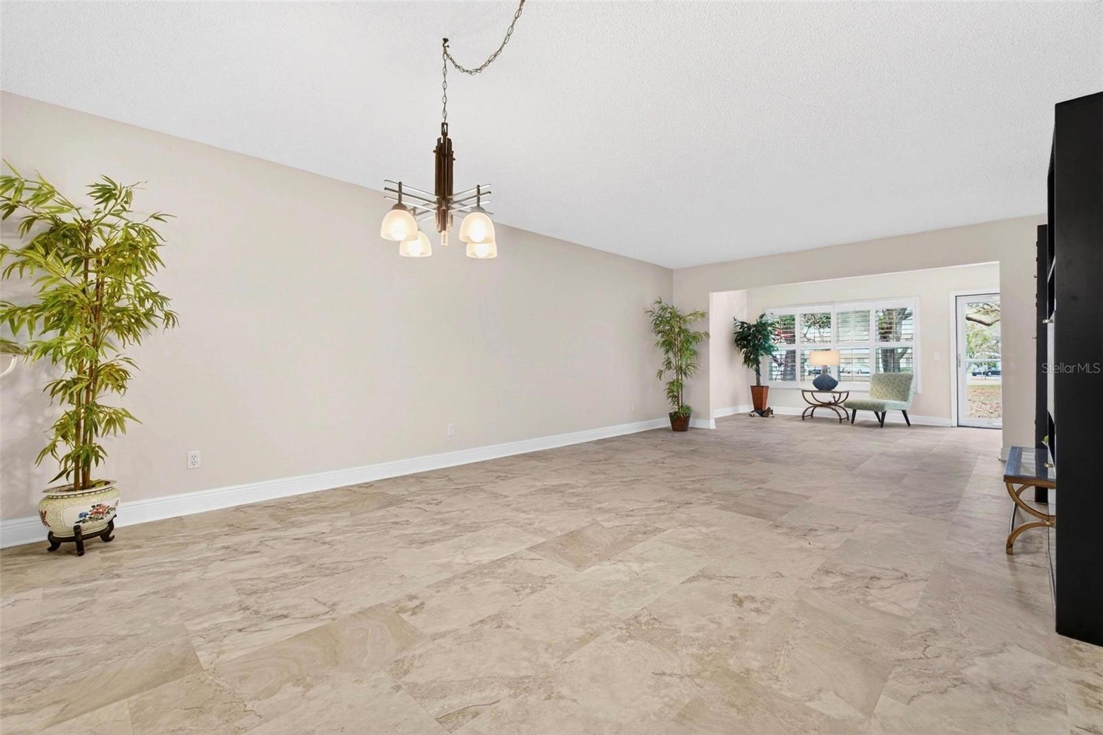 Open floor plan Living and Dining Combo