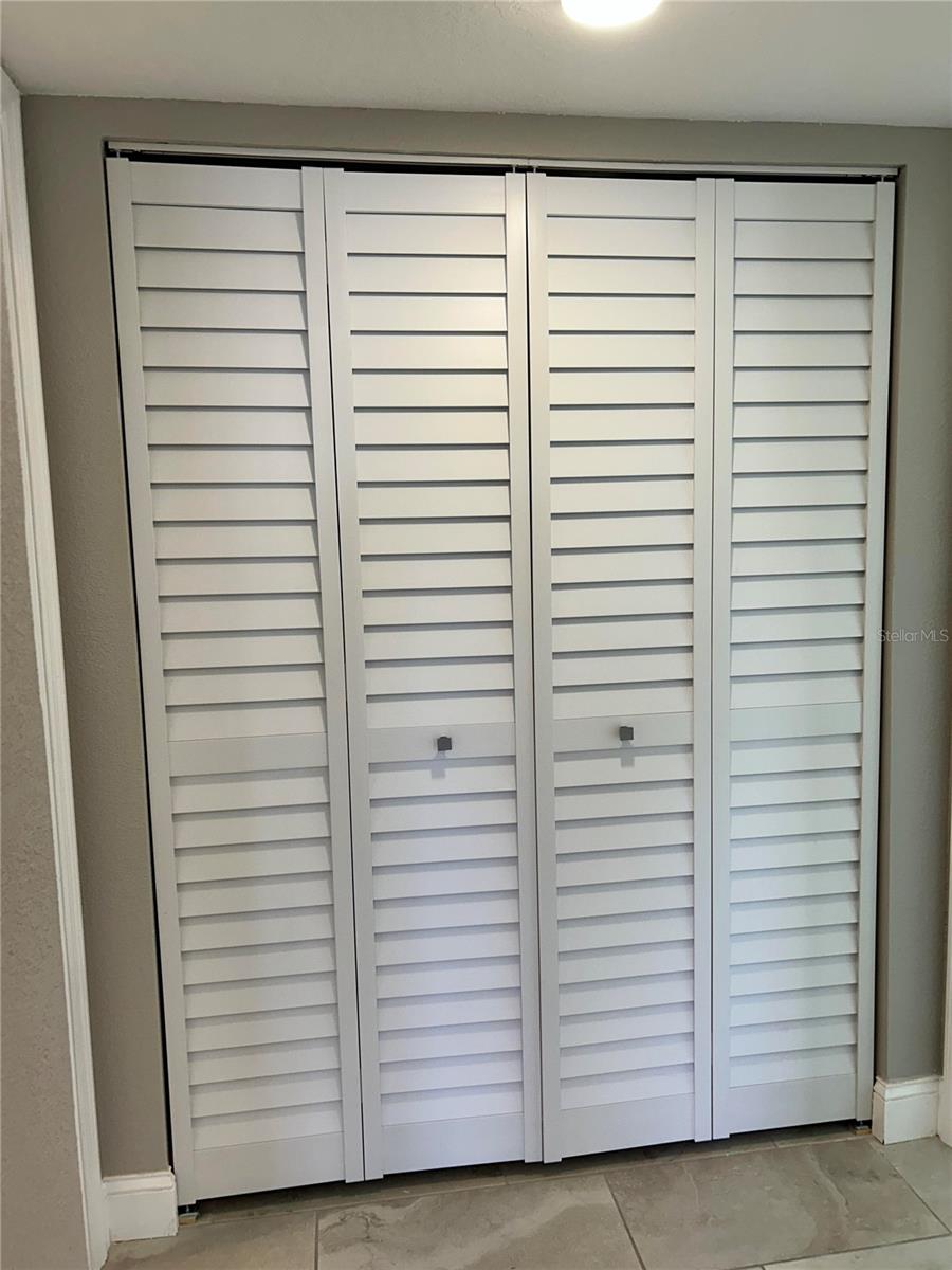 Hallway storage closet