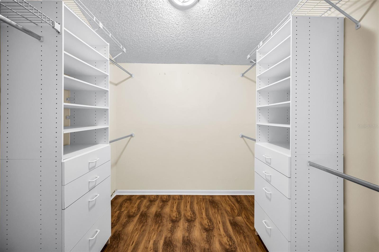Primary walk in closet