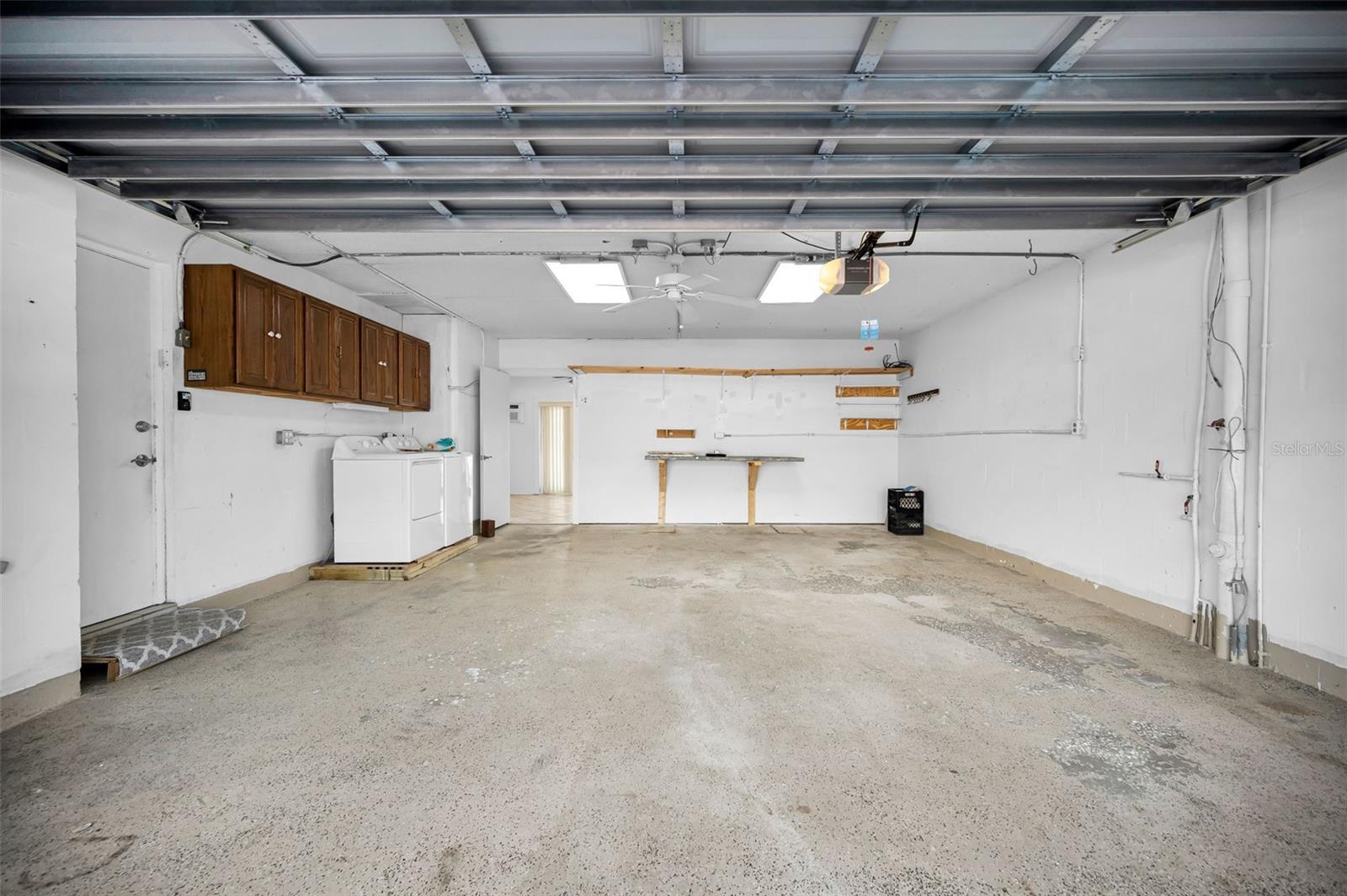 Oversized two car garage