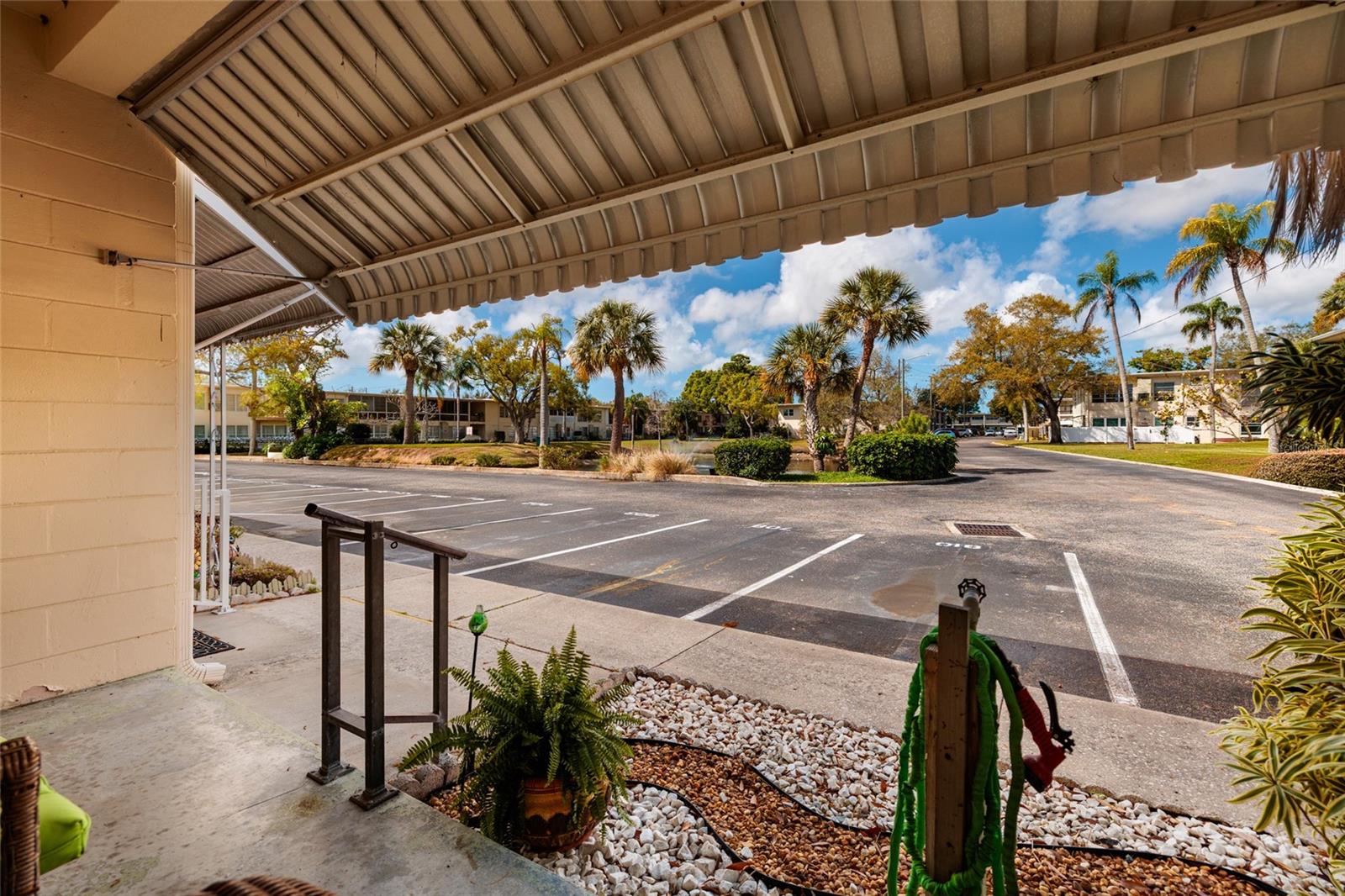 Designated Parking Spot just steps from front door.
