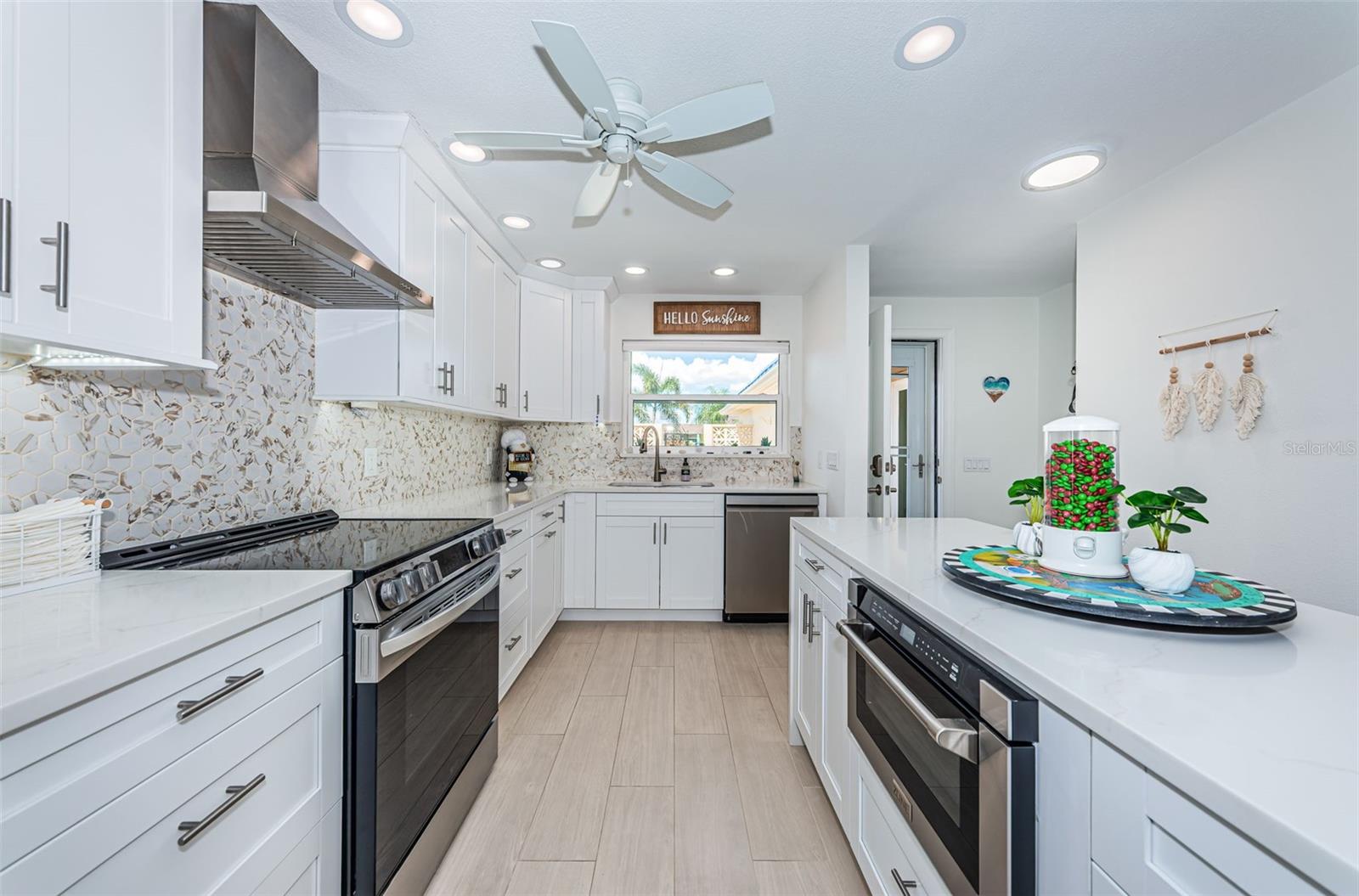 Sleek and spacious kitchen