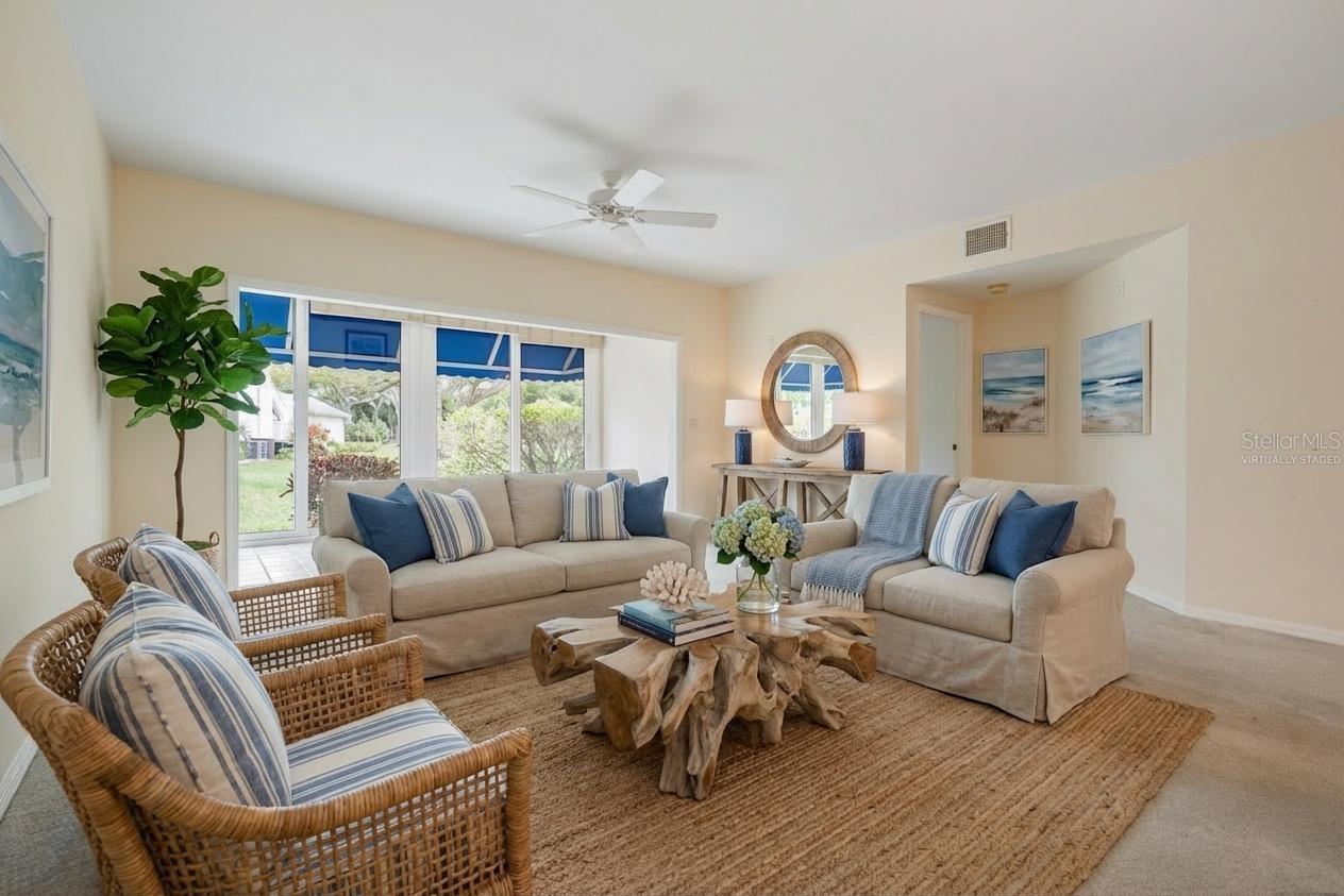 Virtually Staged Living Area