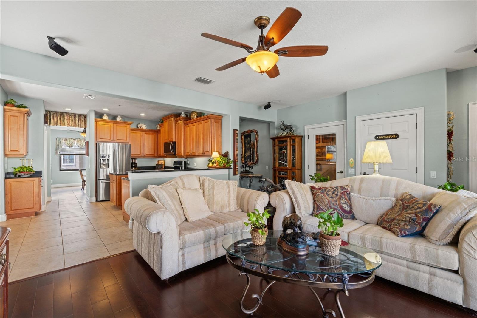 Open-concept living area seamlessly connected to the kitchen, creating an ideal space for everyday living and entertaining.
