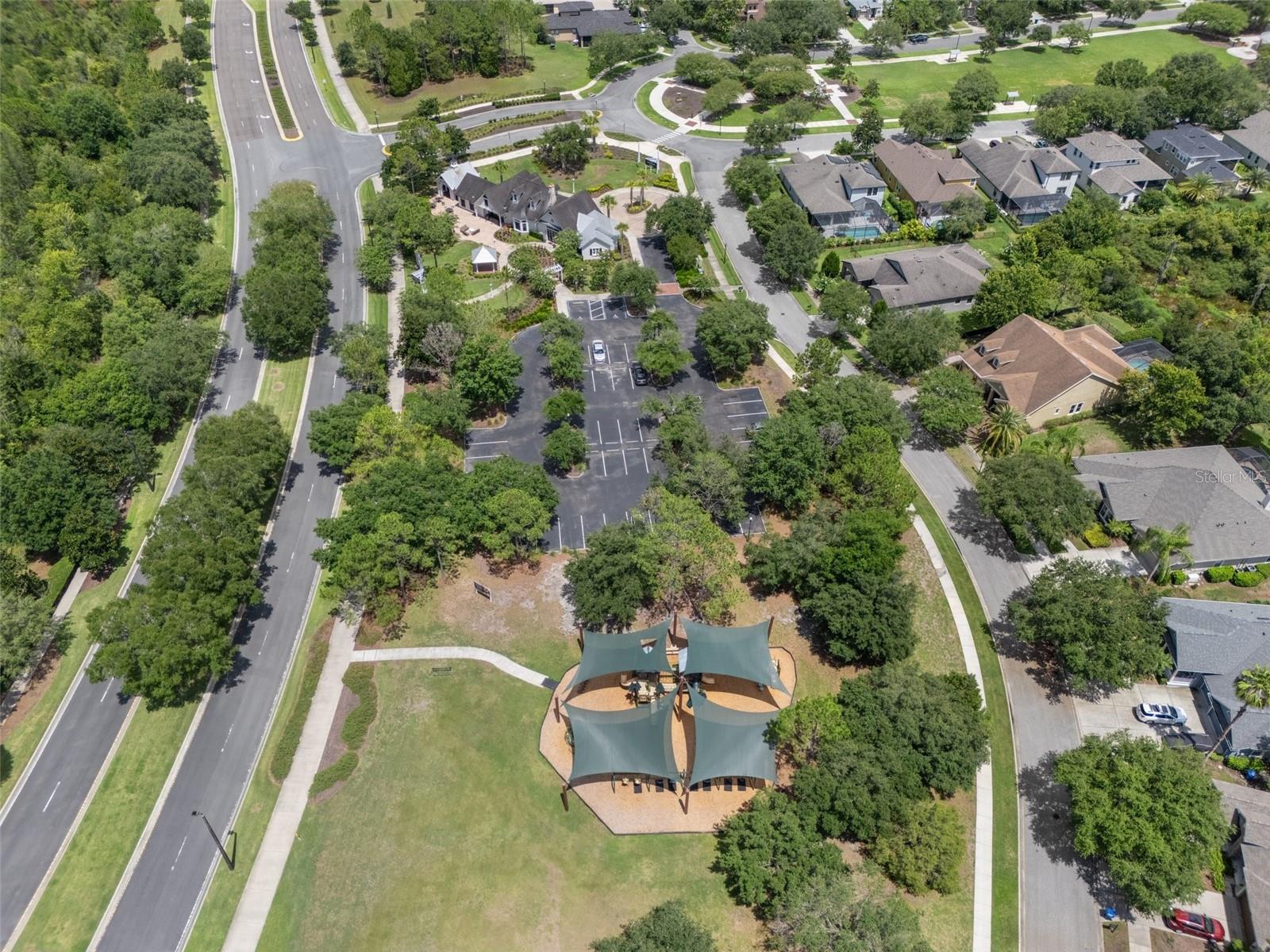 Playground across from the home