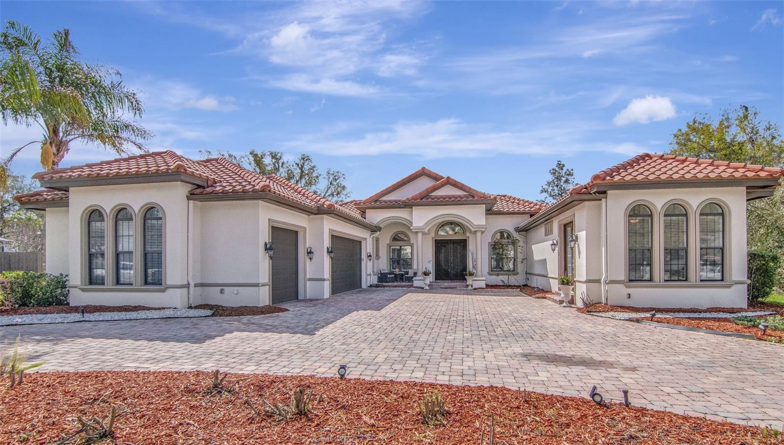 exterior with large circle drive