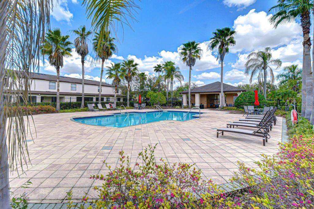 Enjoy the hot summer days in the beautiful community pool!