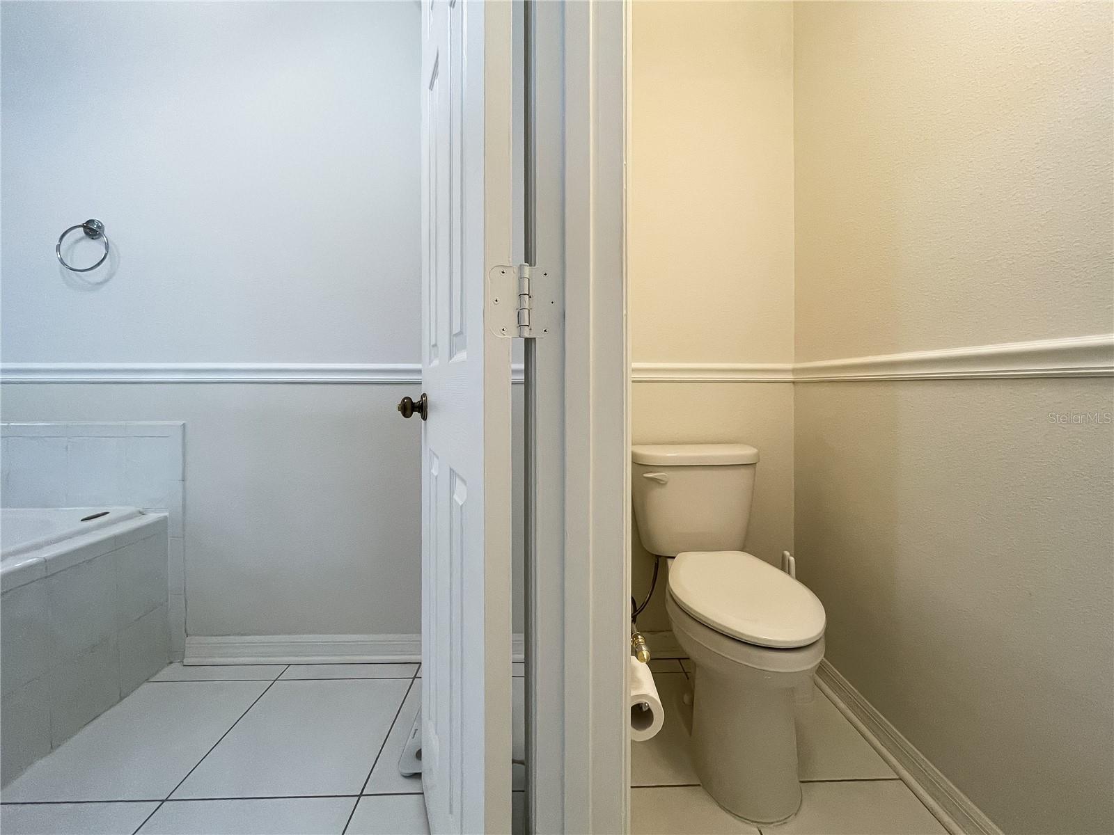 Separate water closet