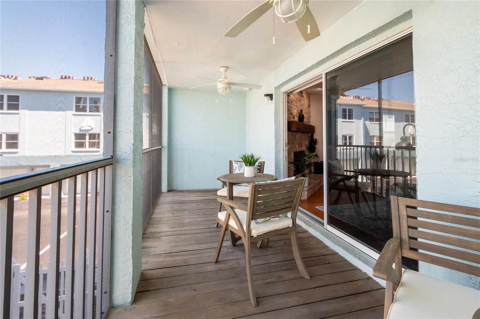 Living room level patio