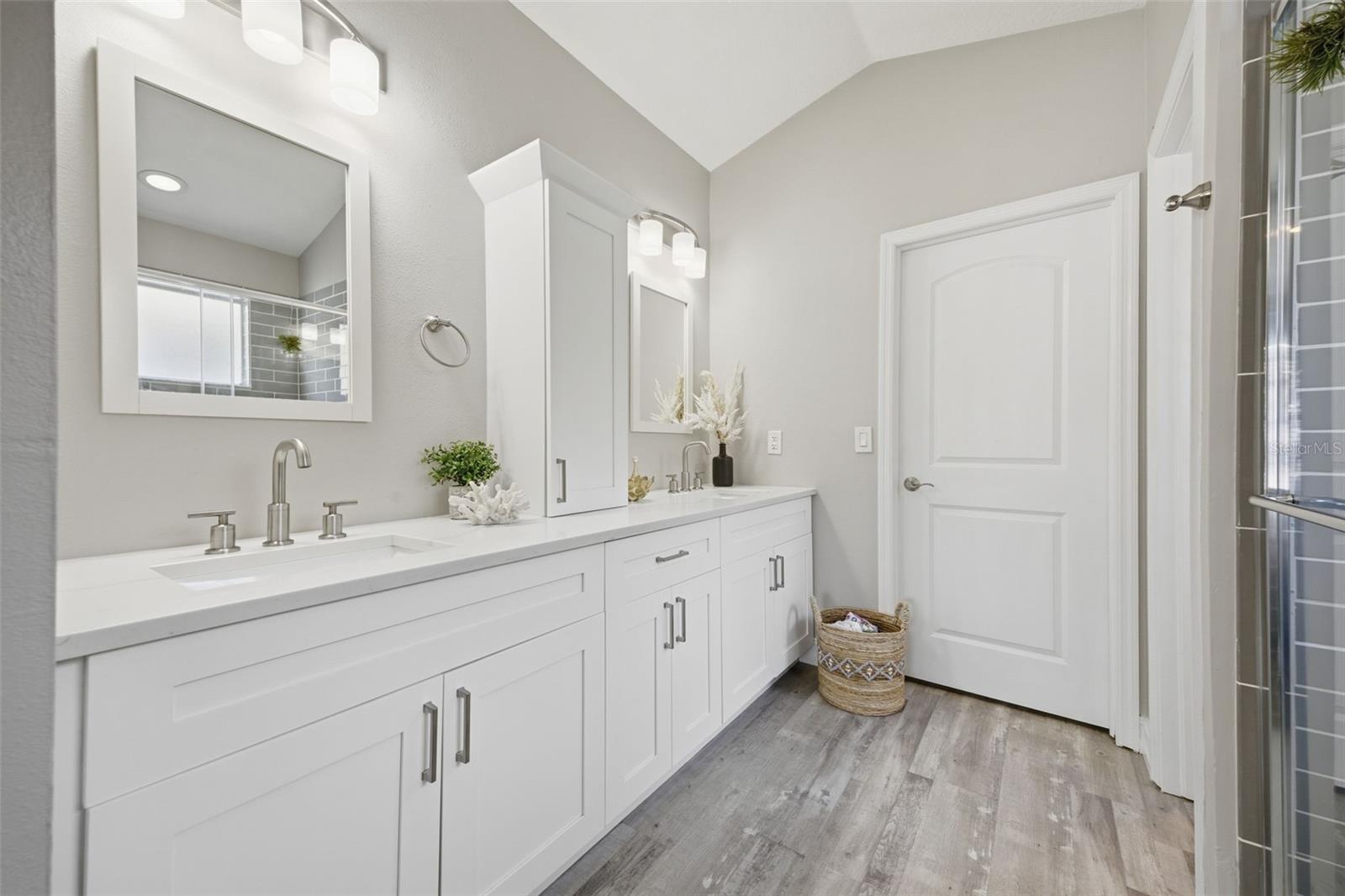 remolded master bathroom