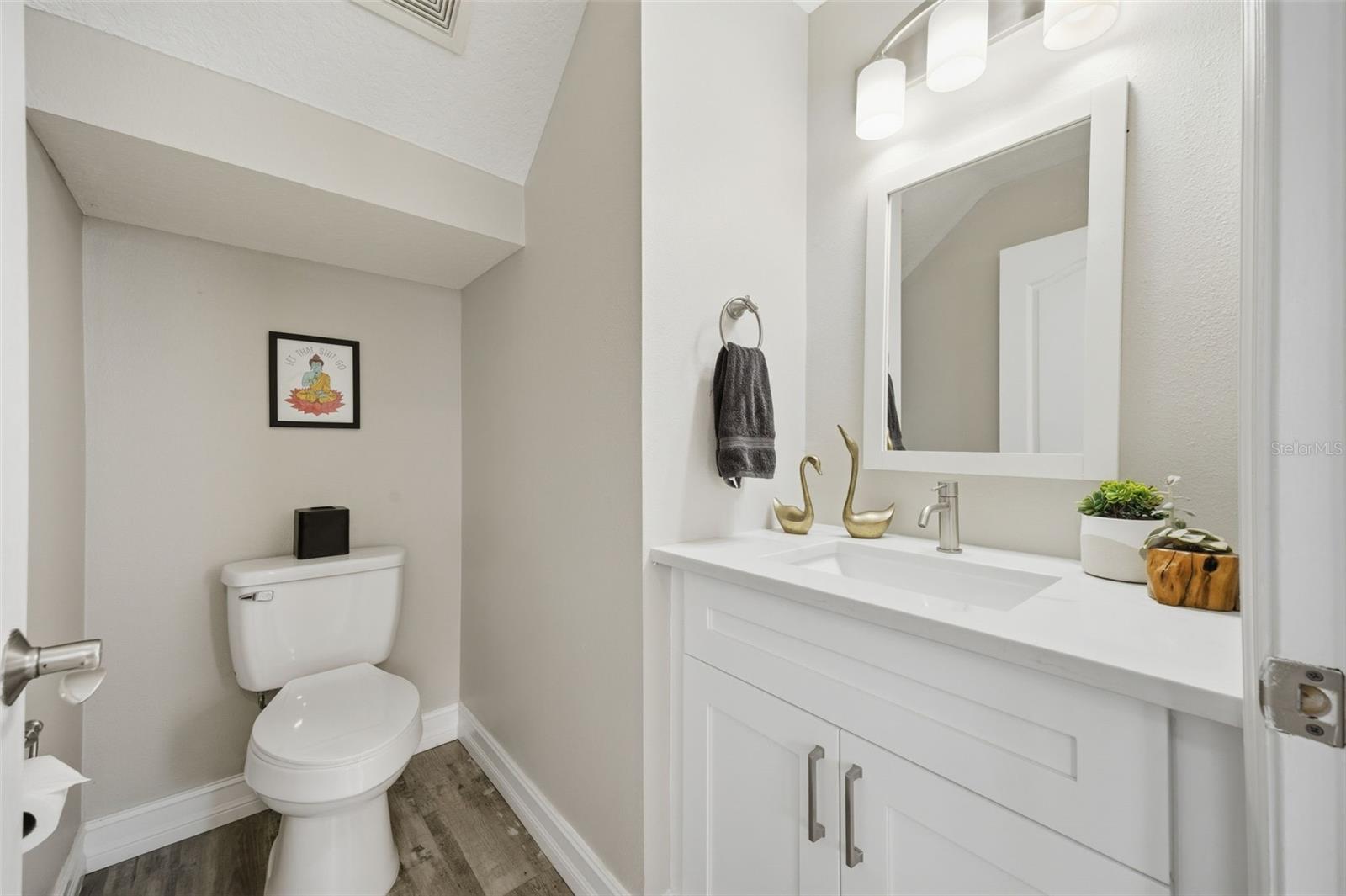 downstairs half bathroom