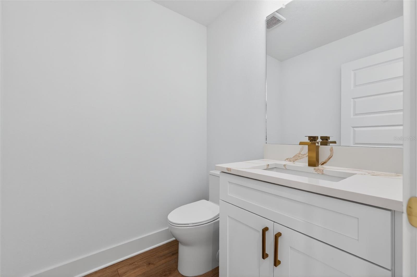 Downstairs half bathroom