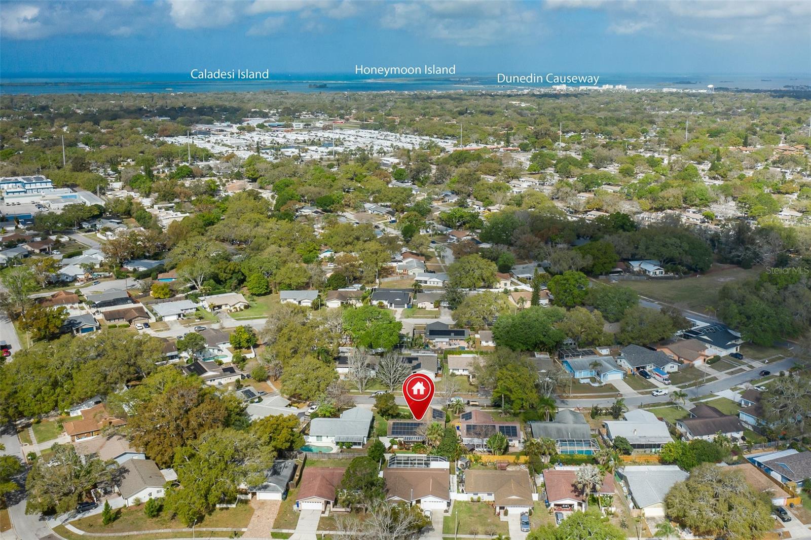 Proximity of home to Caladesi, Honeymoon Island and Dunedin Causeway