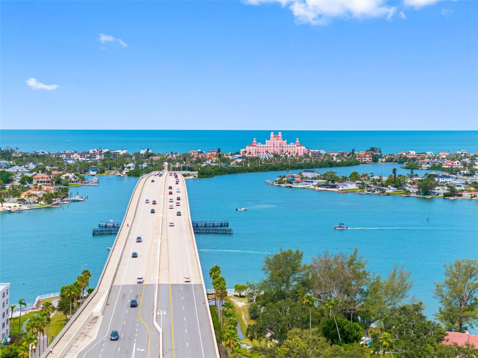 Bridge to the St Pete Beach and Don Cesar