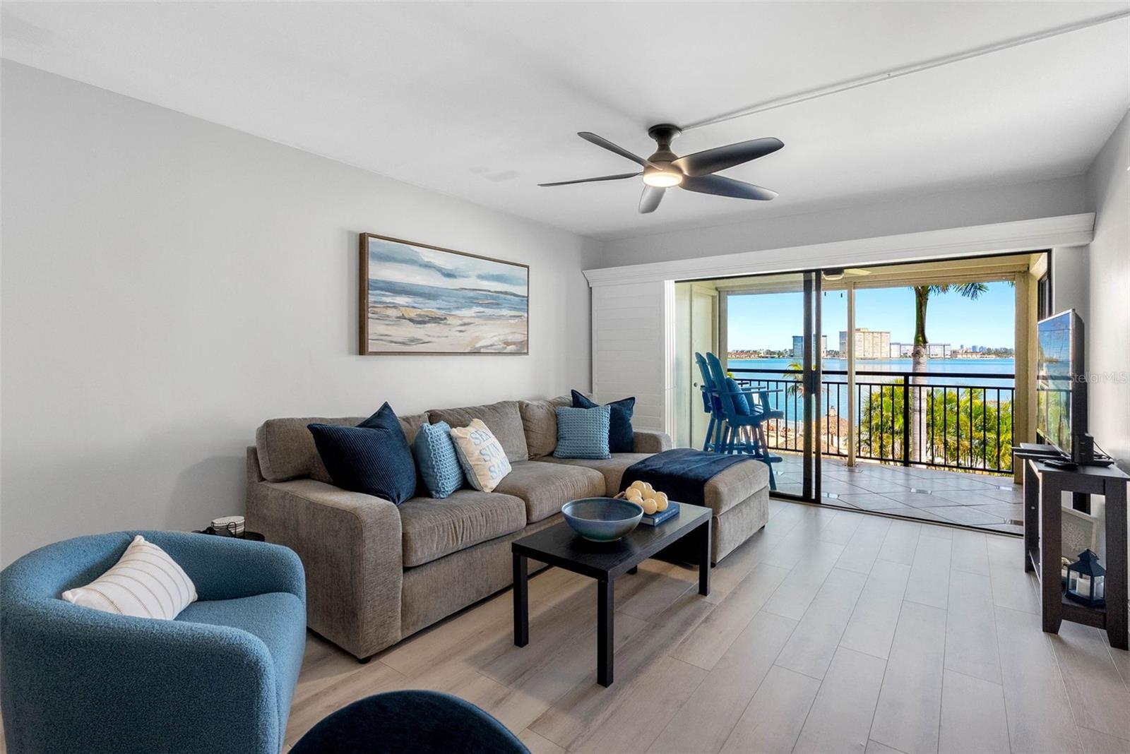 Plantation Shutters Installed Throughout the Condo