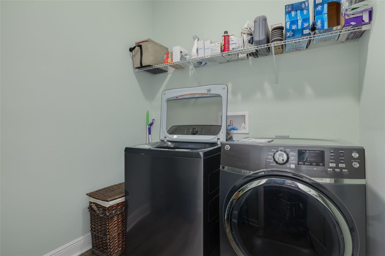 Inside laundry room