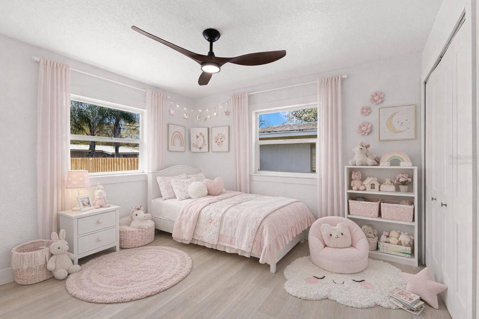 Virtually staged bed 2