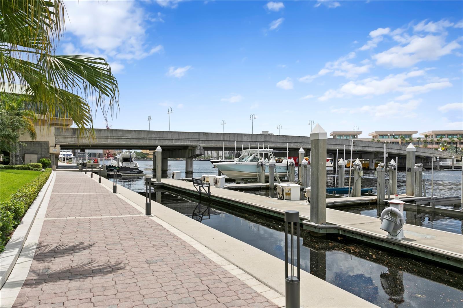 Riverwalk Access from rear of property.