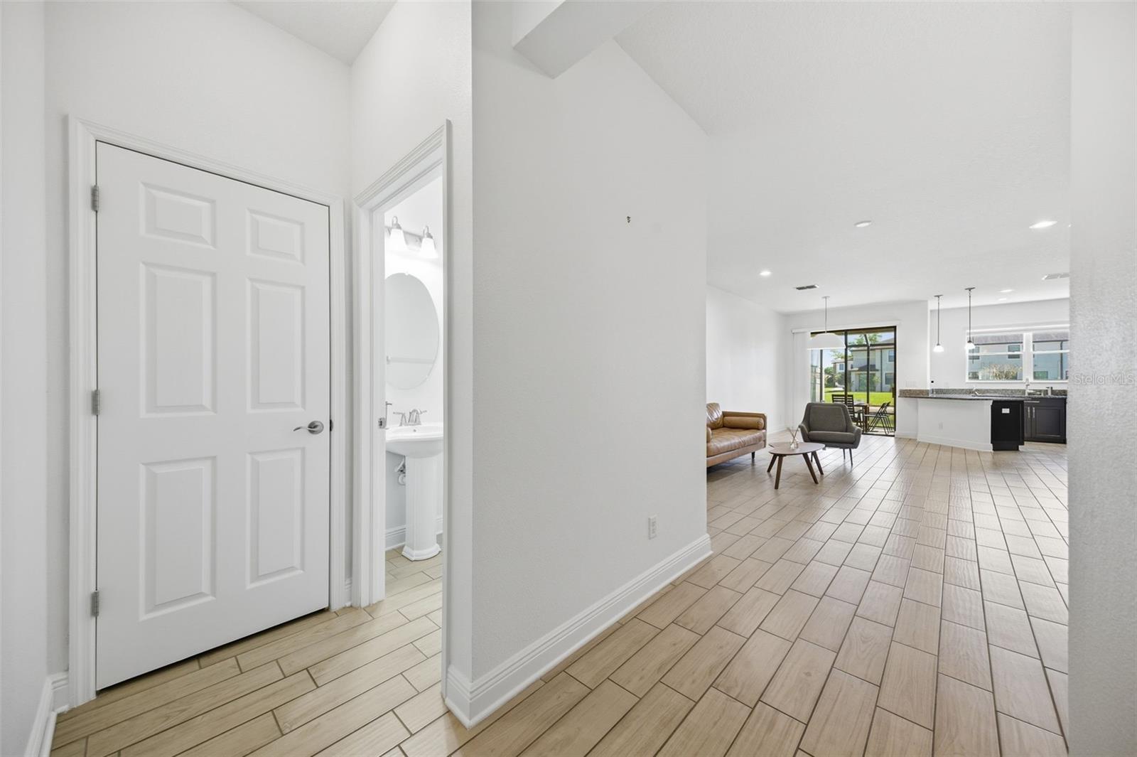 downstairs half bath