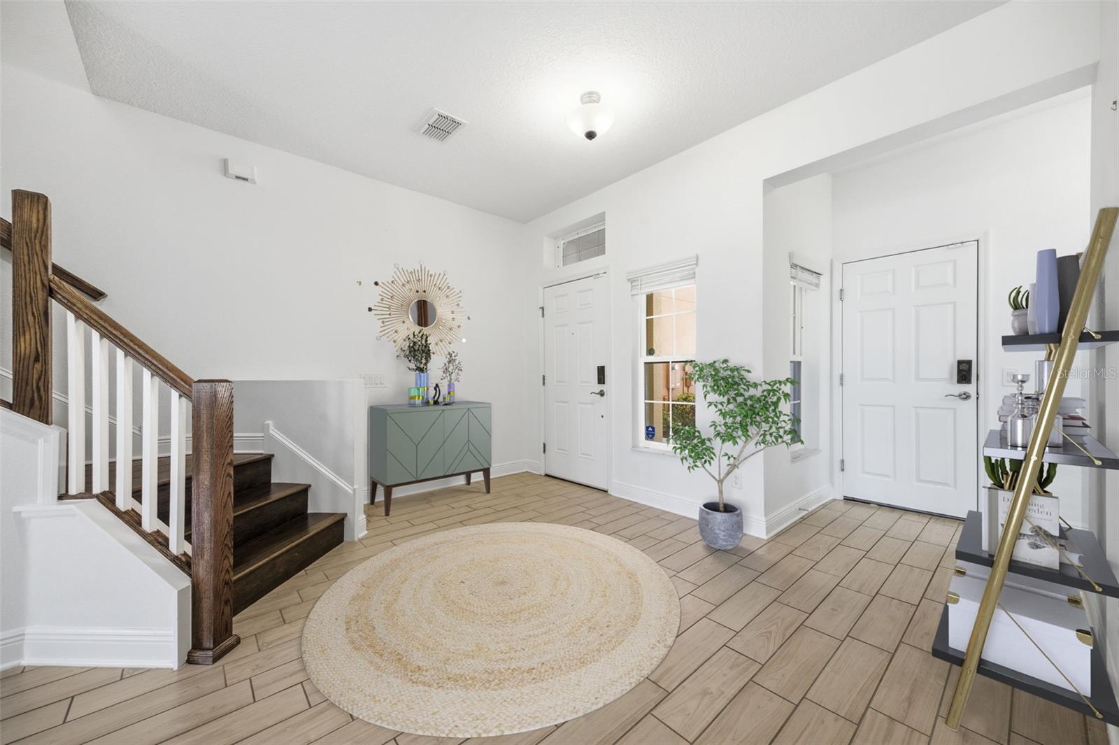 virtual staged entrance