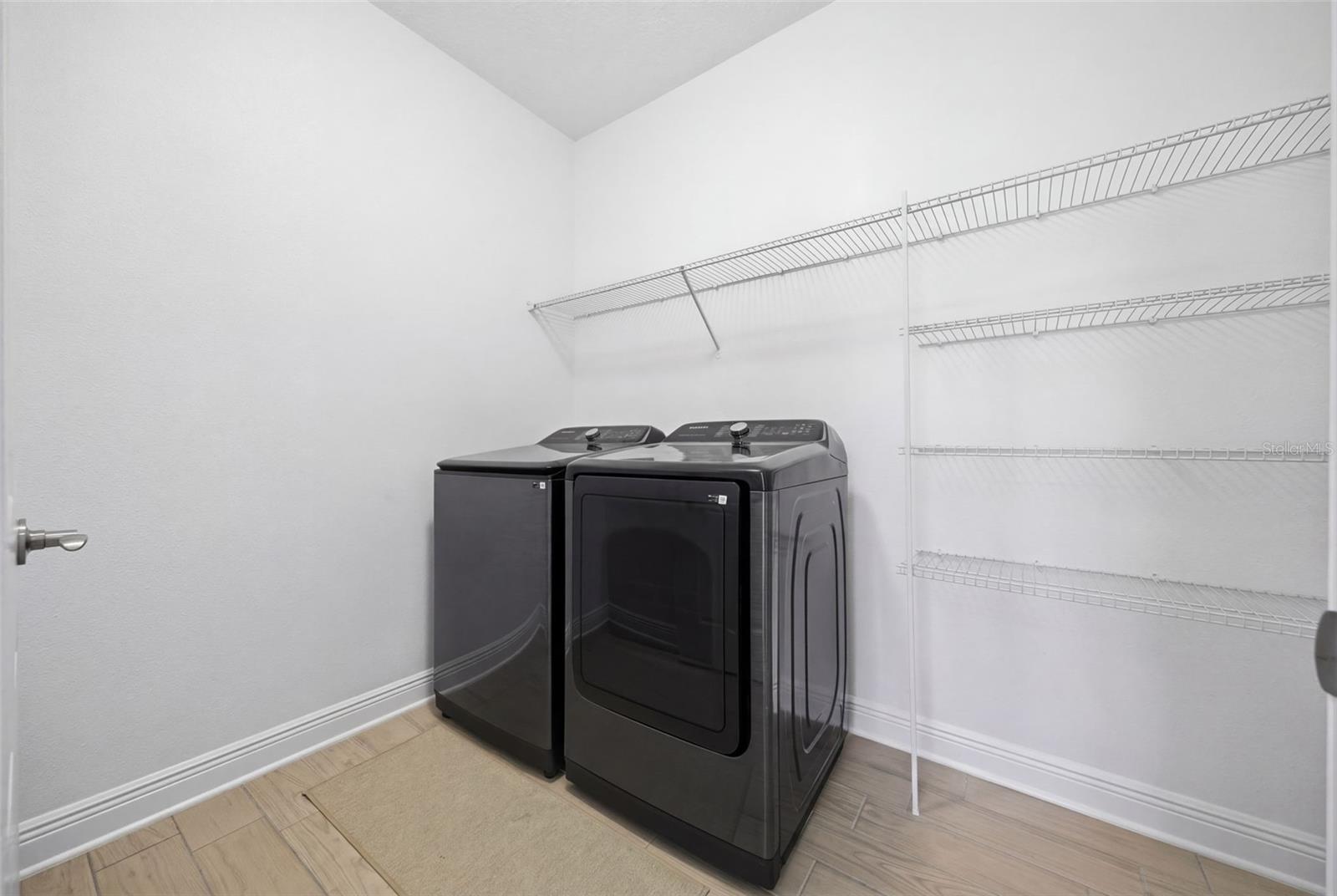 laundry room with plenty of extra room