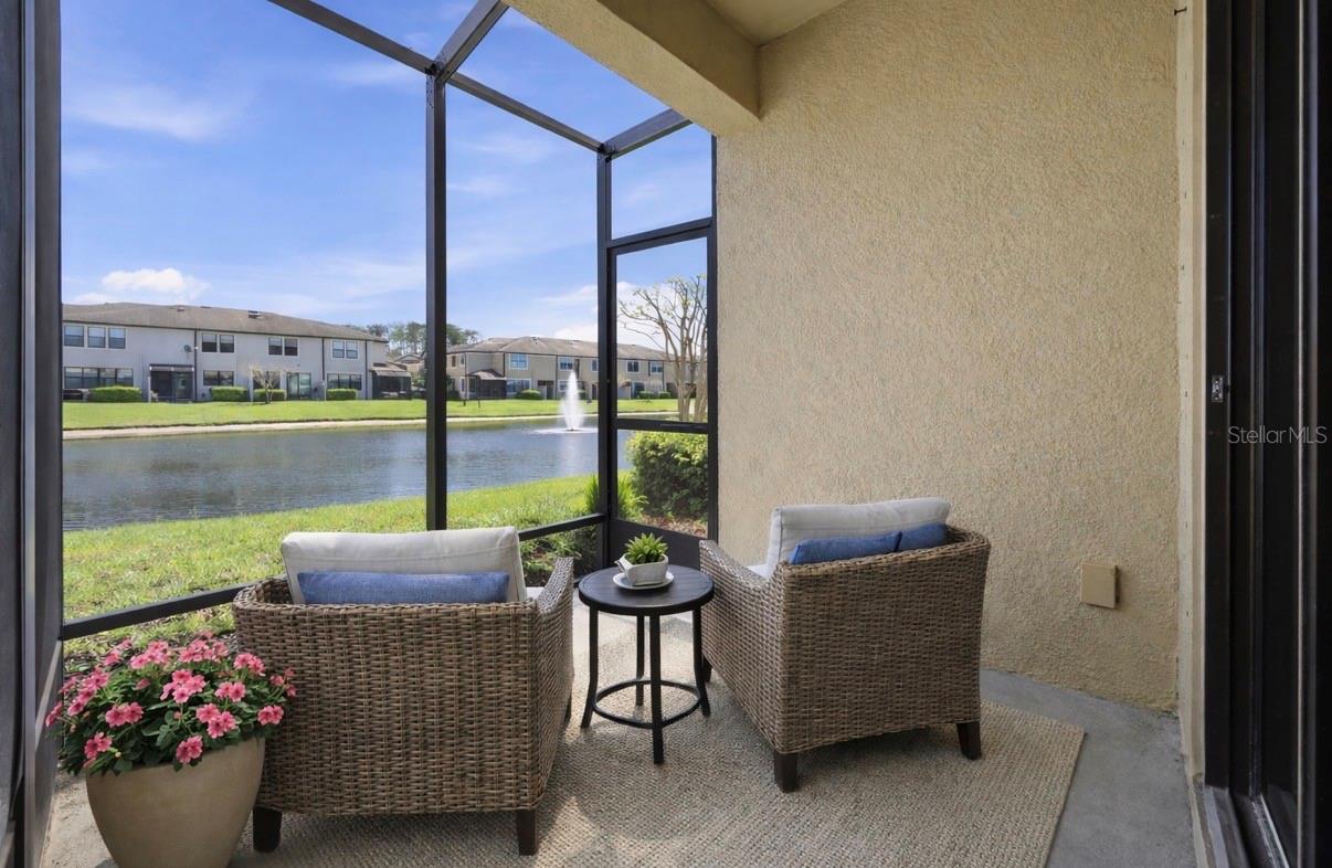 virtual staged screen-in lanai