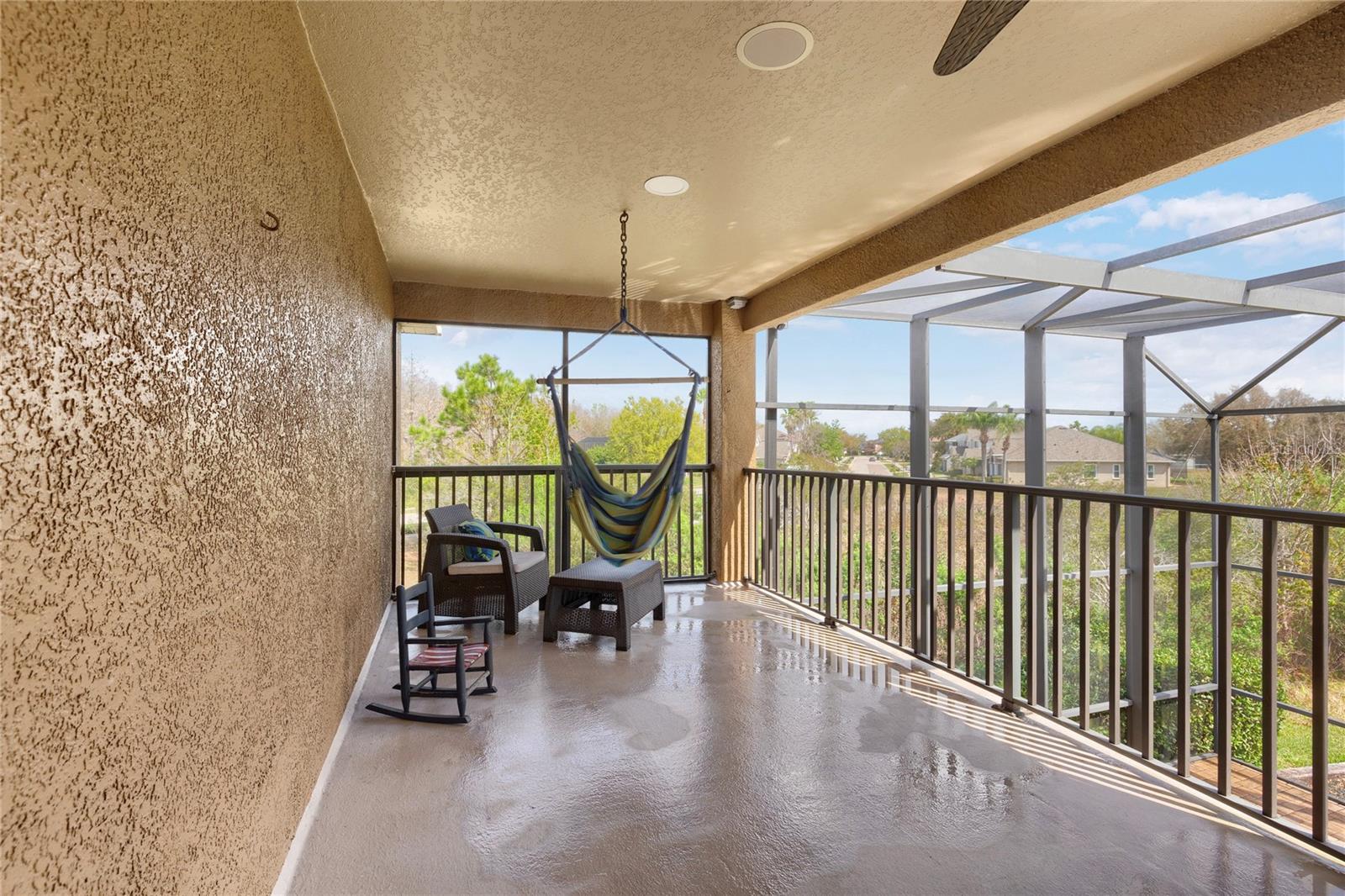 Back Upstairs Balcony