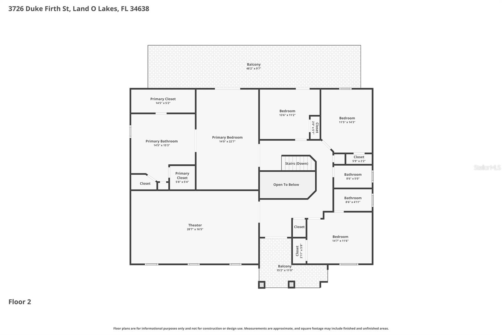 Second Floor Floorplan