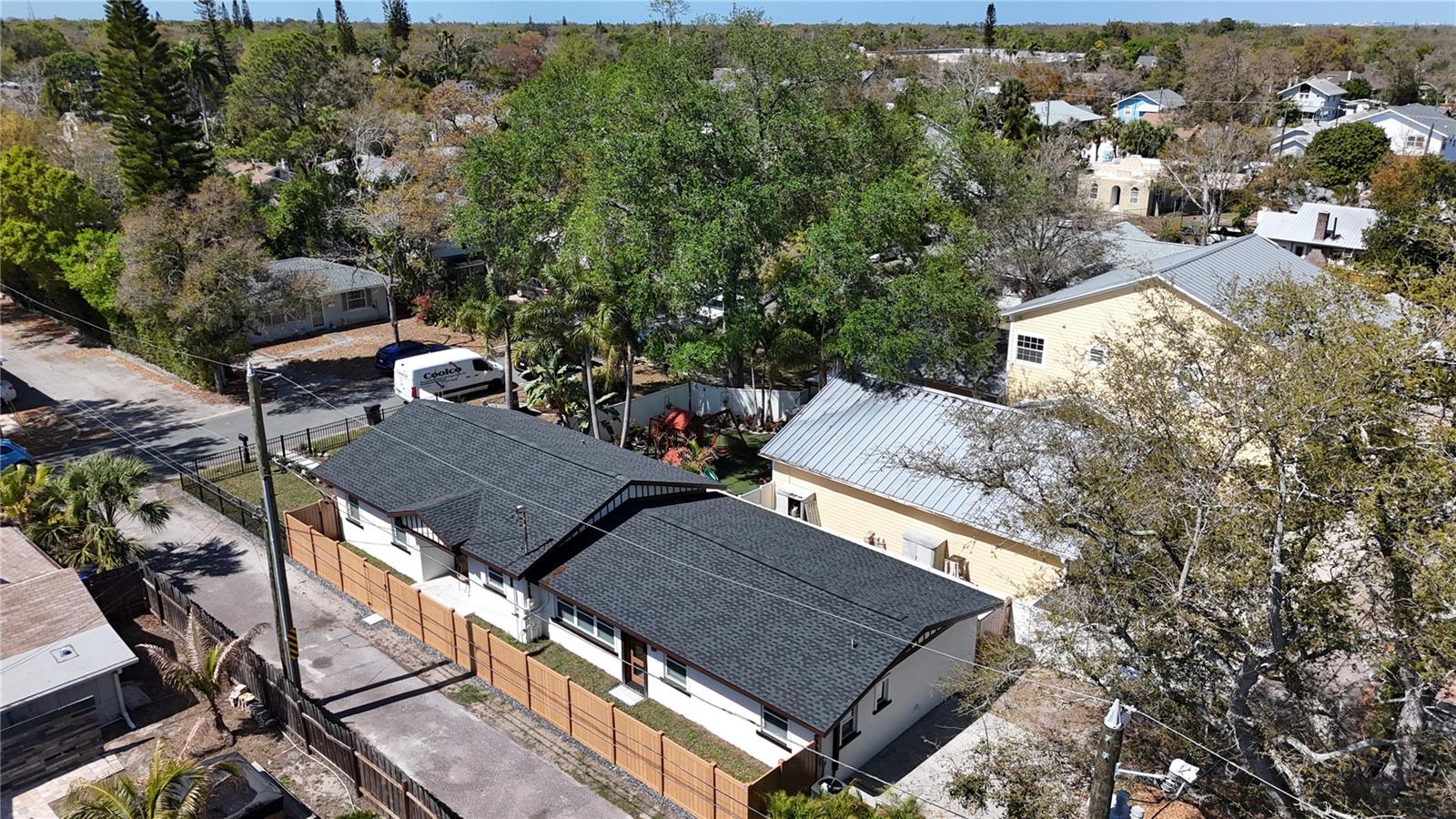 Fully Fenced in Front Yard