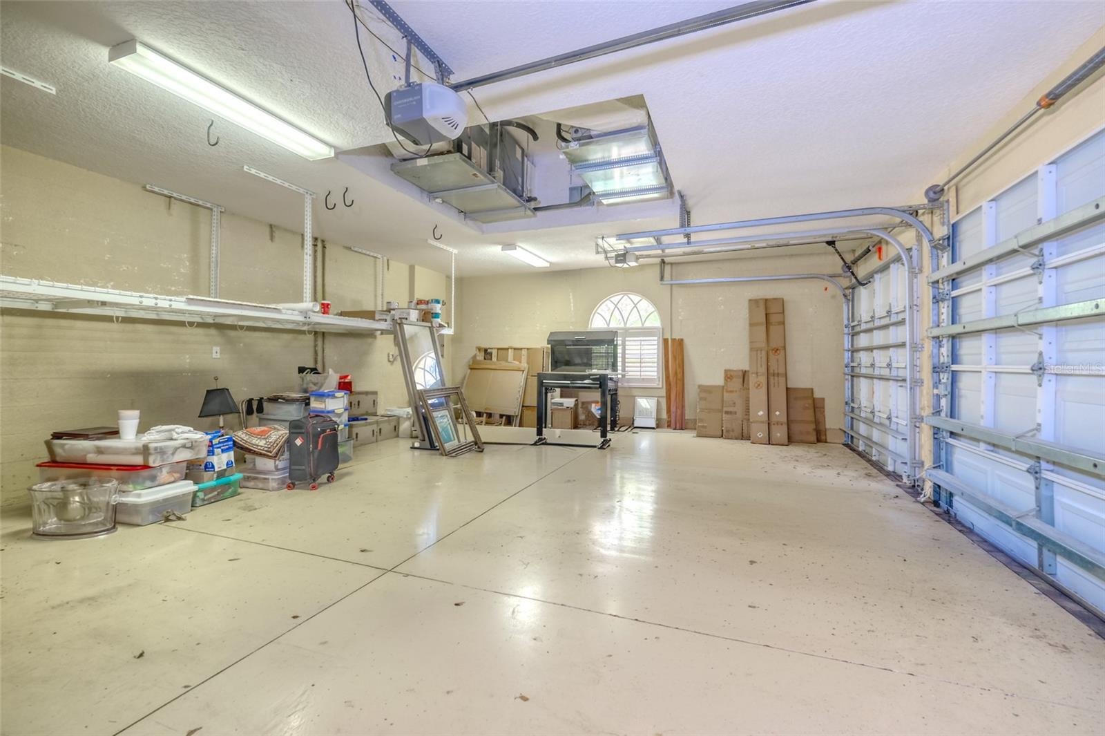 3 car garage with plenty of storage