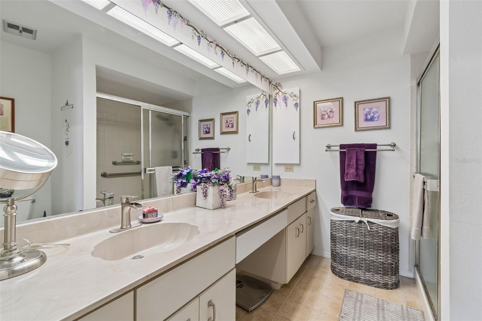 Double Vanity. Primary Bathroom