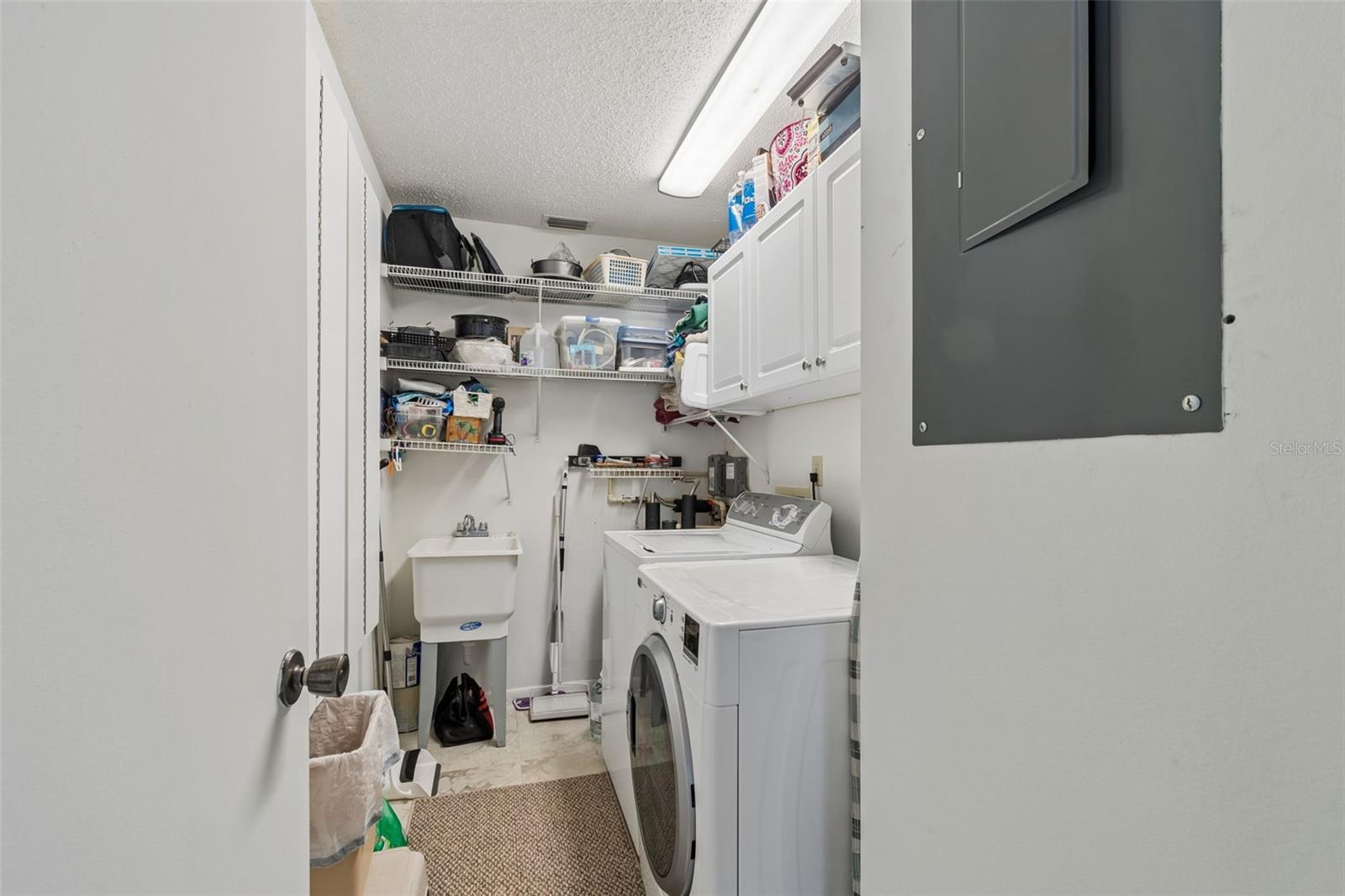 Spacious Indoor Laundry with Storage