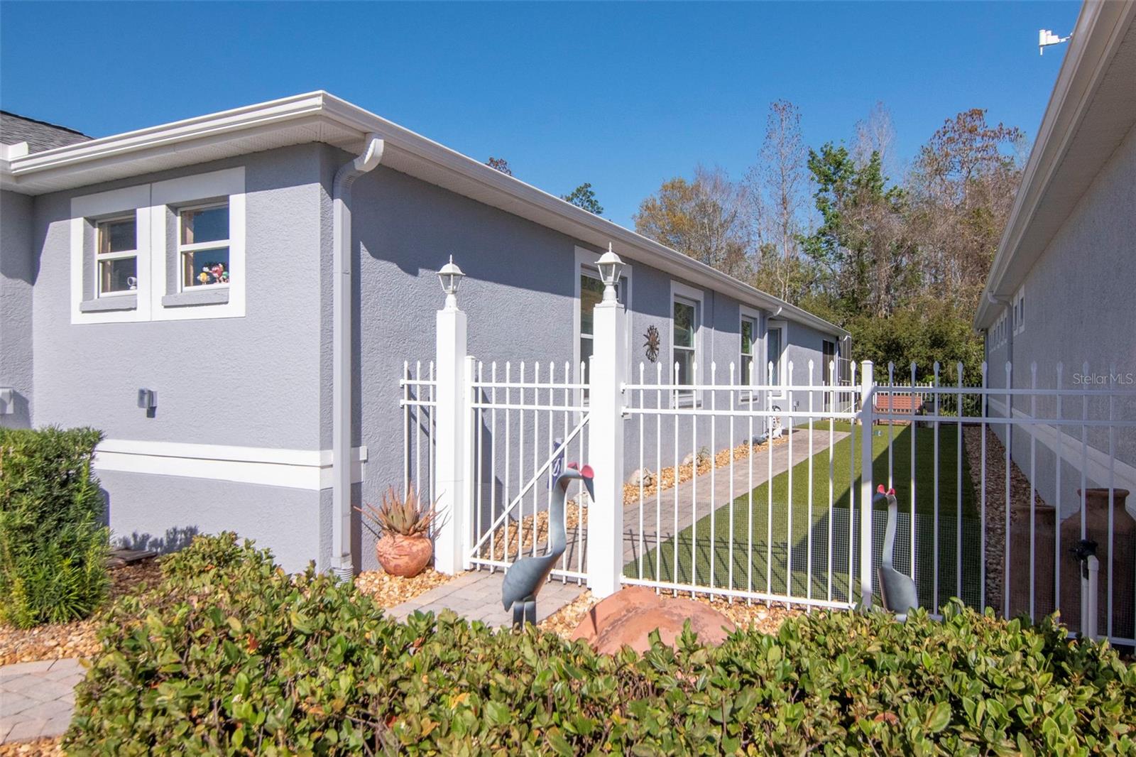 Inviting Courtyard Entrance