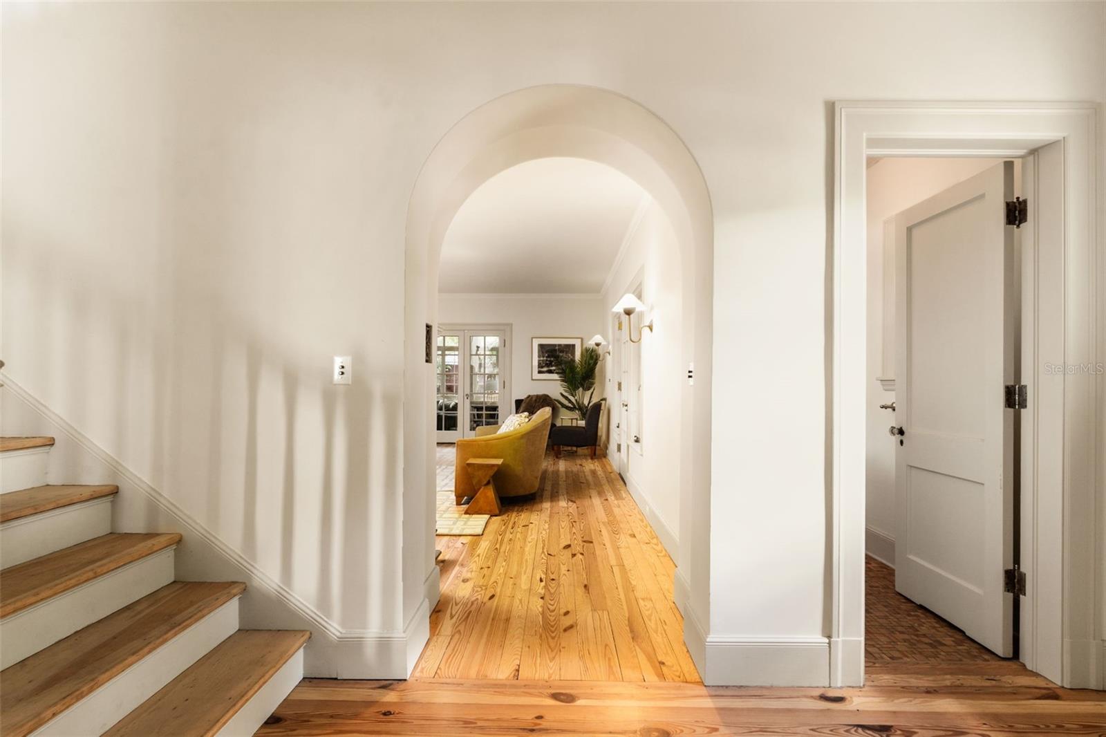 403 Jasmine Way - Entrance to living room and access to powder room