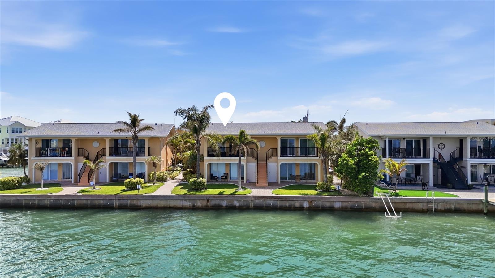 Arial - rear of complex