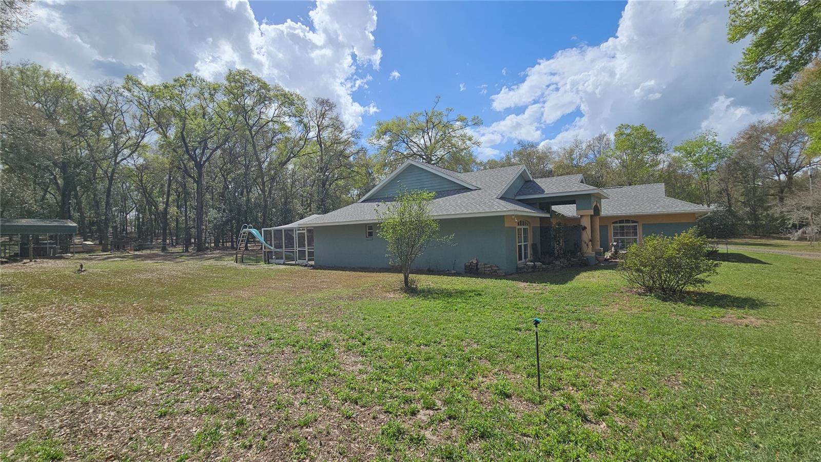 view of left side of home