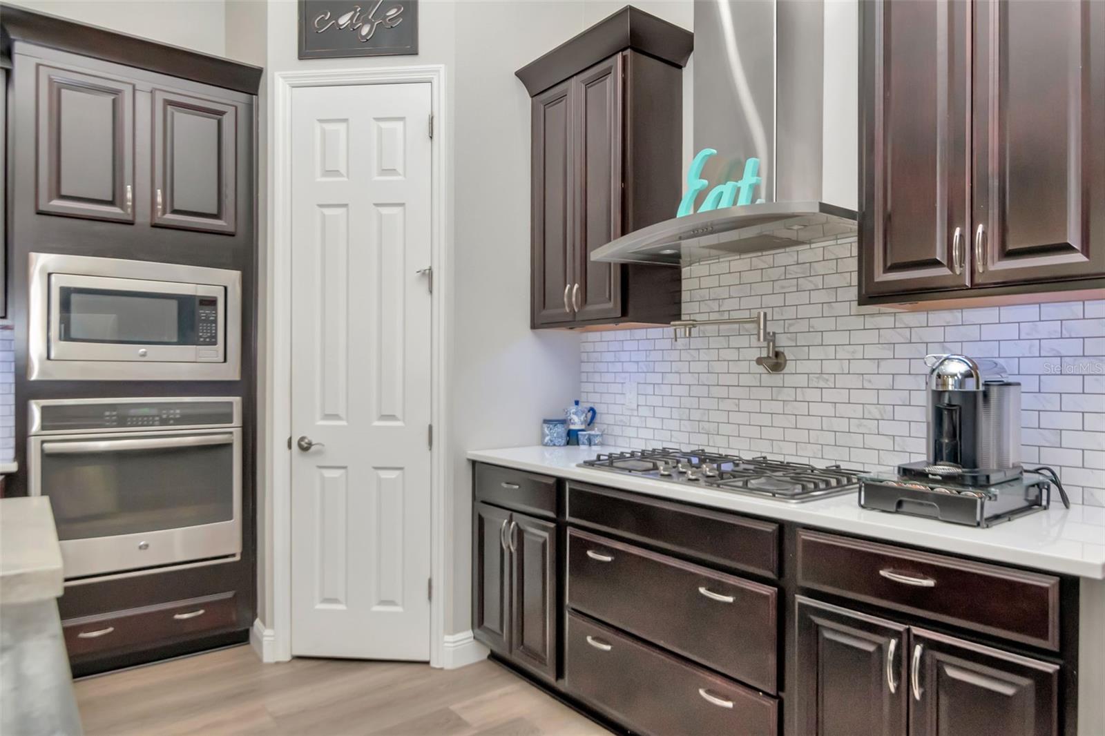 Gourmet Kitchen with Built-In Oven & Pot Filler