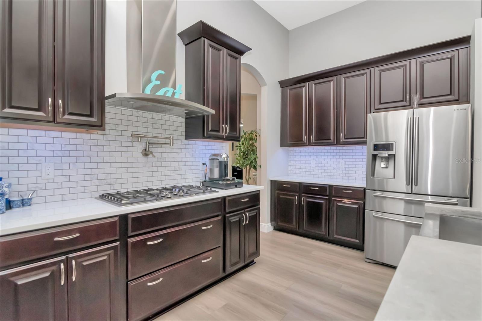 Rich Brown Cabinets - Back in Style