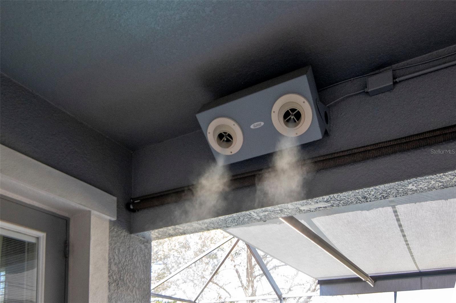 Lanai Misting Fan for Summer Comfort