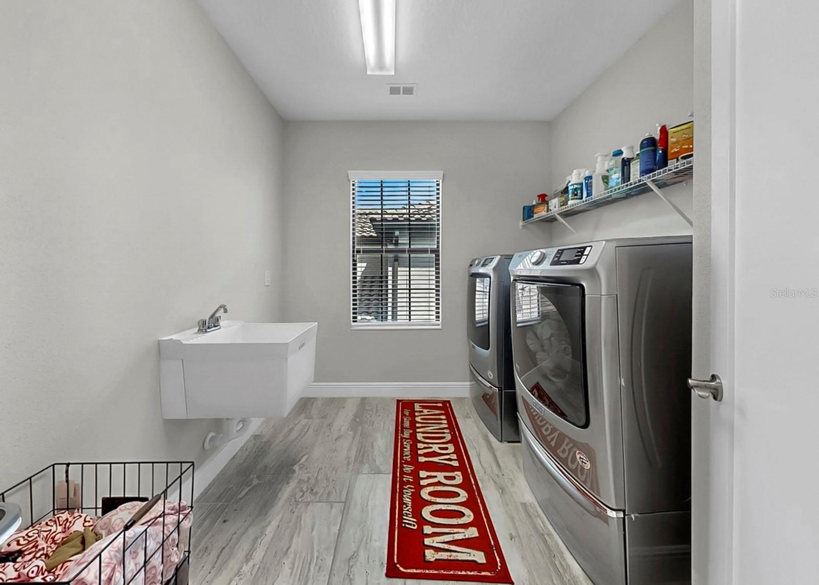 Laundry Room with Utility Sink