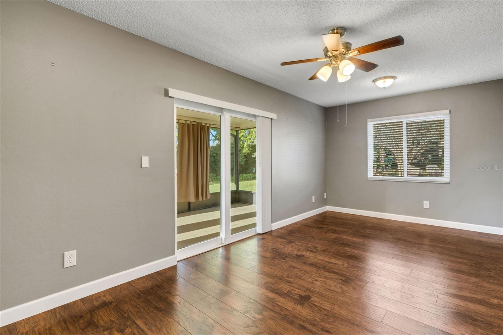 Florida room off Flex room, with Impact slider