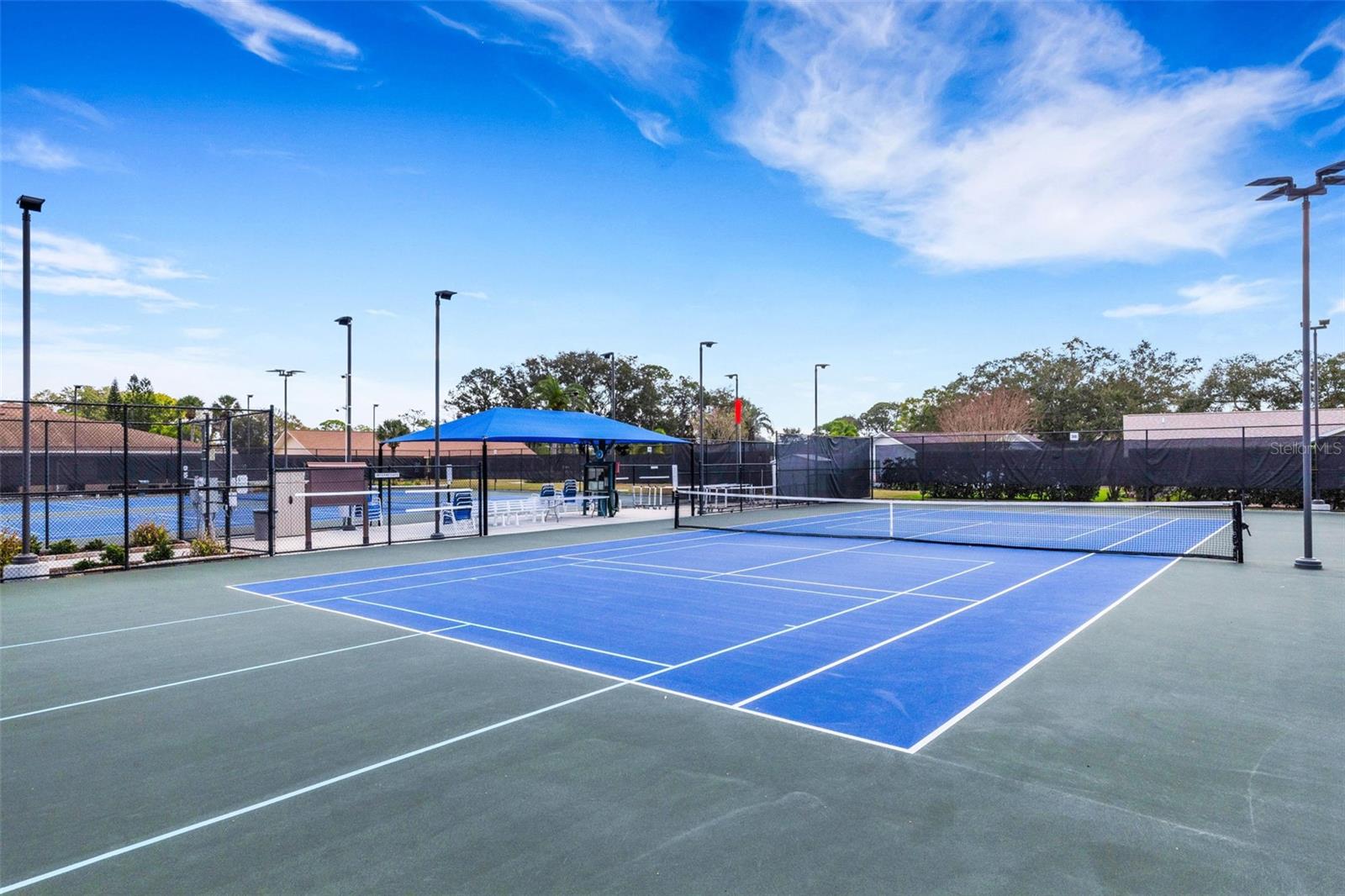 Fantastic courts with LED lighting.