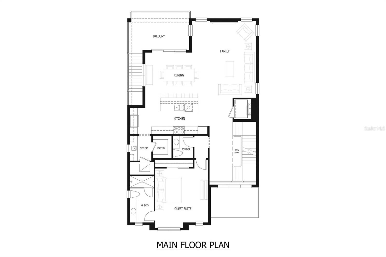 Main Floor Plan (2nd Floor)