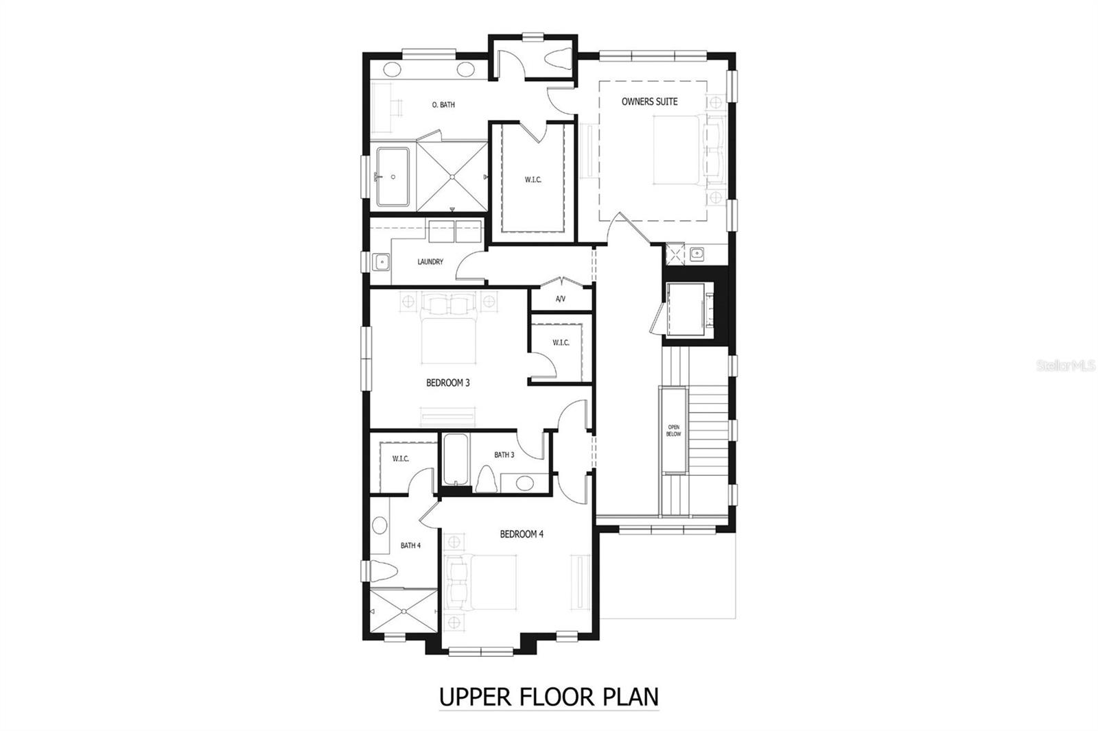 Upper Floor Plan (3rd Floor)