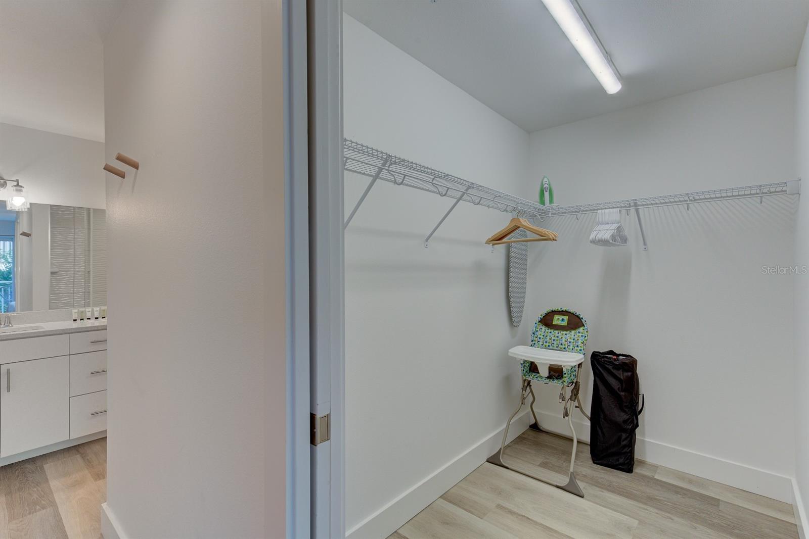 Primary Walk In Closet