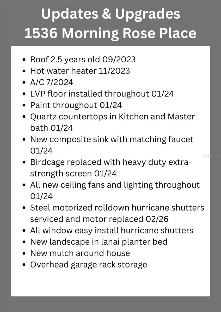 Updates and upgrades!