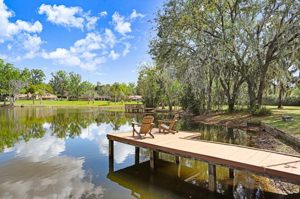 Private Dock on Lake