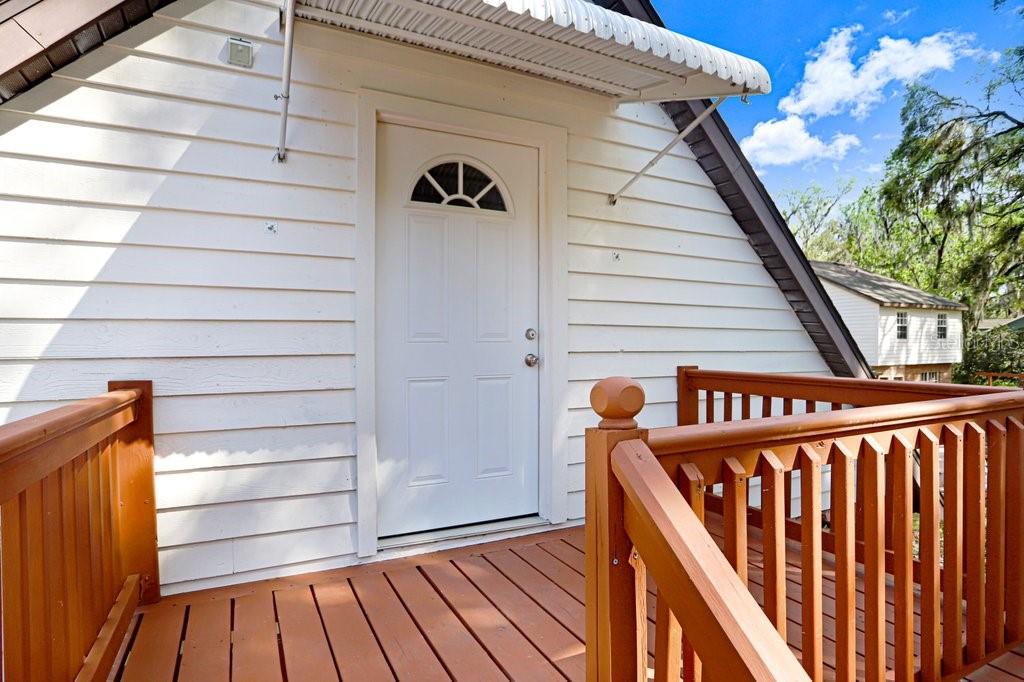 Bonus Room entrance above garage