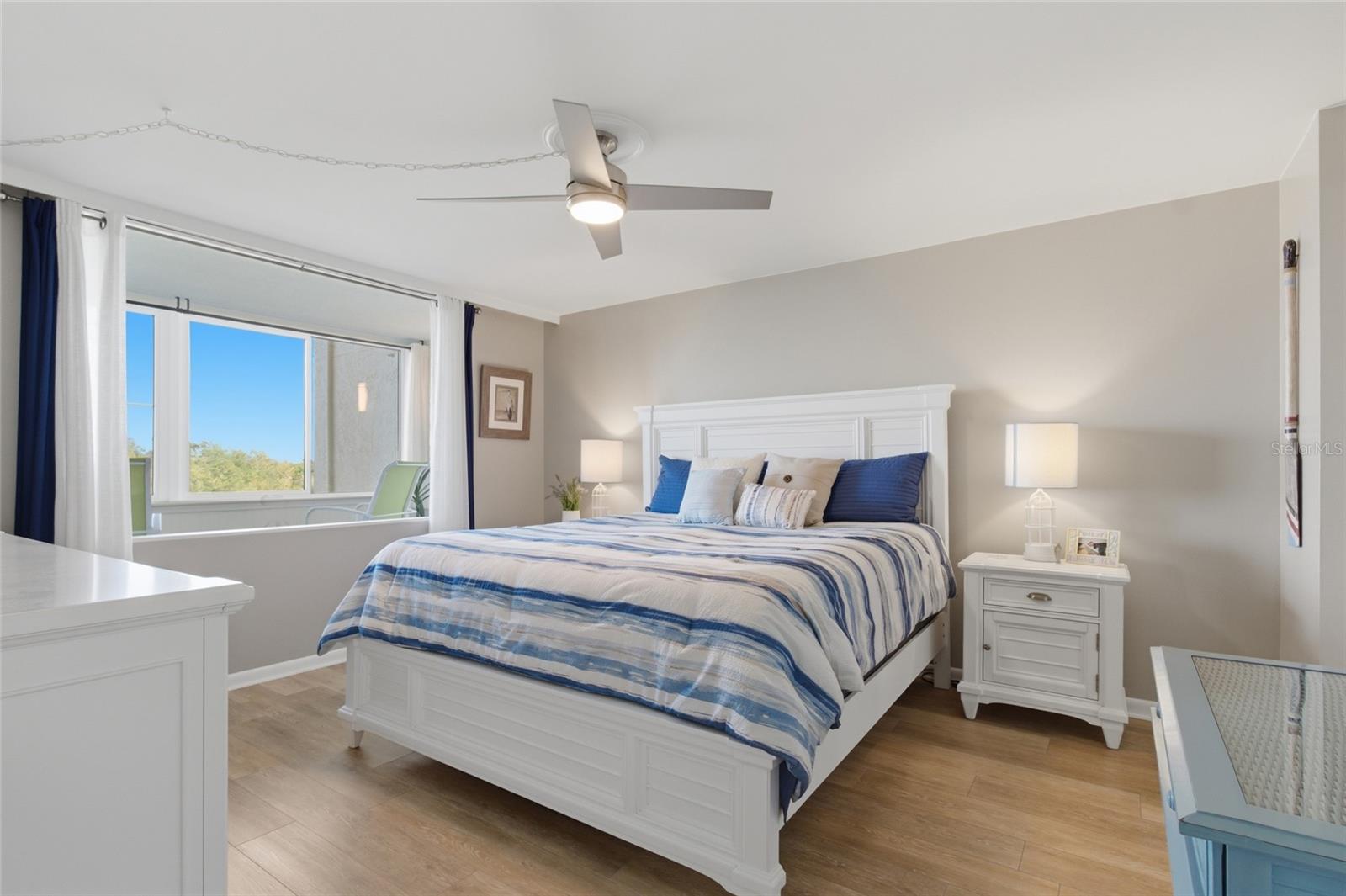 Primary Bedroom w/ ensuite bathroom and walk-in closet and storage